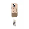 ieg™ iPhone 14 Pro Max Kılıf Çekirdek Asil Özel Seri - Siyah Bilvis 3D Mat Cam Ekran Koruyucu