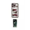 ieg™ iPhone 14 Pro Max Kılıf Çekirdek Asil - Şeffaf 360 Full Body Arka Koruyucu