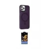 ieg™ iPhone 14 Pro Max Kılıf Çekirdek Modern Prime - Siyah Buffer Hayalet Cam Ekran Koruyucu