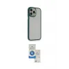 ieg™ iPhone 14 Pro Max Kılıf Eksen Doku Prime - Şeffaf Royal Nano Ekran Koruyucu