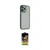 ieg™ iPhone 14 Pro Max Kılıf Eksen Doku Prime - Siyah Buffer Cam Ekran Koruyucu