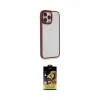 ieg™ iPhone 14 Pro Max Kılıf Eksen Doku Prime - Siyah Buffer Cam Ekran Koruyucu