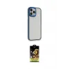 ieg™ iPhone 14 Pro Max Kılıf Eksen Doku Prime - Siyah Buffer Cam Ekran Koruyucu