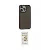 ieg™ iPhone 14 Pro Max Kılıf Eksen Işık - Siyah Mat Seramik Nano Ekran Koruyucu