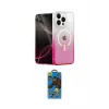 ieg™ iPhone 14 Pro Max Kılıf Eksen Minimal Özel Seri - Siyah 18D Cam Ekran Koruyucu