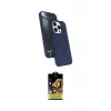 ieg™ iPhone 14 Pro Max Kılıf İz Işık Koleksiyonu - Siyah Buffer Cam Ekran Koruyucu