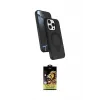 ieg™ iPhone 14 Pro Max Kılıf İz Işık Koleksiyonu - Siyah Buffer Cam Ekran Koruyucu