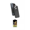 ieg™ iPhone 14 Pro Max Kılıf İz Işık Koleksiyonu - Siyah Buffer Cam Ekran Koruyucu