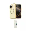 ieg™ iPhone 14 Pro Max Kılıf Kıvılcım Form Prime - Şeffaf Pasifik Cam Ekran Koruyucu