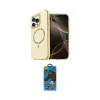 ieg™ iPhone 14 Pro Max Kılıf Kıvılcım Form Prime - Siyah 18D Cam Ekran Koruyucu