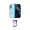 ieg™ iPhone 14 Pro Max Kılıf Kıvılcım Form Prime - Siyah Bilvis 5in1 3D Magic Cam Ekran Koruyucu