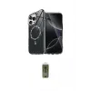 ieg™ iPhone 14 Pro Max Kılıf Kıvılcım Form Prime - Siyah Joko Magic 5D Hayalet Cam