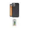 ieg™ iPhone 14 Pro Max Kılıf Kıvılcım Işık Serisi - Siyah Polymer Nano Ekran Koruyucu