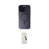 ieg™ iPhone 14 Pro Max Kılıf Kozmos Çizgi Prime - Şeffaf Pasifik Cam Ekran Koruyucu