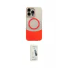 ieg™ iPhone 14 Pro Max Kılıf Kozmos Form Özel Seri - Şeffaf Pasifik Cam Ekran Koruyucu