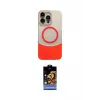 ieg™ iPhone 14 Pro Max Kılıf Kozmos Form Özel Seri - Siyah Buffer Hayalet Cam Ekran Koruyucu