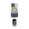 ieg™ iPhone 14 Pro Max Kılıf Kozmos Form Özel Seri - Siyah Buffer Hayalet Cam Ekran Koruyucu