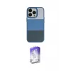 ieg™ iPhone 14 Pro Max Kılıf Kutup Özel Seri - Siyah Bilvis 5in1 3D Magic Cam Ekran Koruyucu
