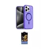 ieg™ iPhone 14 Pro Max Kılıf Nova Asil Prime - Siyah Buffer Hayalet Cam Ekran Koruyucu