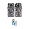 ieg™ iPhone 14 Pro Max Kılıf Nova Doku Koleksiyonu - Şeffaf Royal Nano Ekran Koruyucu
