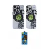 ieg™ iPhone 14 Pro Max Kılıf Nova Doku Koleksiyonu - Siyah 18D Cam Ekran Koruyucu