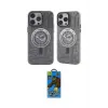 ieg™ iPhone 14 Pro Max Kılıf Nova Doku Koleksiyonu - Siyah 18D Cam Ekran Koruyucu