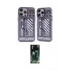 ieg™ iPhone 14 Pro Max Kılıf Nova Doku Koleksiyonu - Siyah 360 Mat Full Body Arka Koruyucu