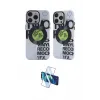 ieg™ iPhone 14 Pro Max Kılıf Nova Doku Koleksiyonu - Siyah 3D Antistatik Cam Ekran Koruyucu