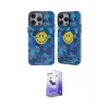 ieg™ iPhone 14 Pro Max Kılıf Nova Doku Koleksiyonu - Siyah Bilvis 5in1 5D Magic Hayalet Cam Ekran Koruyucu