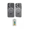 ieg™ iPhone 14 Pro Max Kılıf Nova Doku Koleksiyonu - Siyah Polymer Nano Ekran Koruyucu