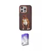 ieg™ iPhone 14 Pro Max Kılıf Nova Form Koleksiyonu - Siyah Bilvis 5in1 3D Magic Cam Ekran Koruyucu
