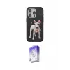 ieg™ iPhone 14 Pro Max Kılıf Nova Form Koleksiyonu - Siyah Bilvis 5in1 3D Magic Cam Ekran Koruyucu