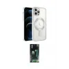 ieg™ iPhone 14 Pro Max Kılıf Nova Işık Özel Seri - Şeffaf 360 Full Body Arka Koruyucu