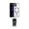 ieg™ iPhone 14 Pro Max Kılıf Nova Işık Özel Seri - Şeffaf 360 Full Body Arka Koruyucu
