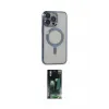 ieg™ iPhone 14 Pro Max Kılıf Nova Işık Özel Seri - Şeffaf 360 Full Body Arka Koruyucu