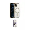 ieg™ iPhone 14 Pro Max Kılıf Nova Işık Özel Seri - Siyah Bilvis 3D Mat Cam Ekran Koruyucu