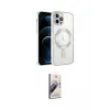 ieg™ iPhone 14 Pro Max Kılıf Nova Işık Özel Seri - Siyah Bilvis 3D Mat Cam Ekran Koruyucu