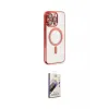 ieg™ iPhone 14 Pro Max Kılıf Nova Işık Özel Seri - Siyah Bilvis 3D Mat Cam Ekran Koruyucu