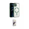 ieg™ iPhone 14 Pro Max Kılıf Nova Işık Özel Seri - Siyah Bilvis 3D Mat Cam Ekran Koruyucu