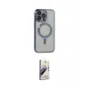 ieg™ iPhone 14 Pro Max Kılıf Nova Işık Özel Seri - Siyah Bilvis 3D Mat Cam Ekran Koruyucu