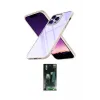 ieg™ iPhone 14 Pro Max Kılıf Nova Işık Serisi - Şeffaf 360 Full Body Arka Koruyucu