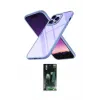 ieg™ iPhone 14 Pro Max Kılıf Nova Işık Serisi - Şeffaf 360 Full Body Arka Koruyucu