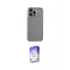 ieg™ iPhone 14 Pro Max Kılıf Nova Işık Serisi - Siyah Bilvis 5in1 3D Magic Cam Ekran Koruyucu