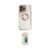 ieg™ iPhone 14 Pro Max Kılıf Pusula Form - Siyah 6D Mat Seramik Hayalet Nano Ekran Koruyucu