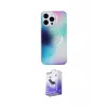 ieg™ iPhone 14 Pro Max Kılıf Pusula Form - Siyah Bilvis 5in1 5D Magic Hayalet Cam Ekran Koruyucu