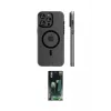 ieg™ iPhone 14 Pro Max Kılıf Pusula Minimal Koleksiyonu - Şeffaf 360 Full Body Arka Koruyucu