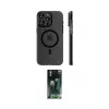 ieg™ iPhone 14 Pro Max Kılıf Pusula Minimal Koleksiyonu - Şeffaf 360 Full Body Arka Koruyucu
