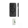 ieg™ iPhone 14 Pro Max Kılıf Pusula Minimal Koleksiyonu - Şeffaf Pasifik Cam Ekran Koruyucu