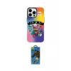 ieg™ iPhone 14 Pro Max Kılıf Siluet Çizgi Koleksiyonu - Siyah 18D Cam Ekran Koruyucu