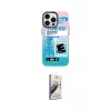 ieg™ iPhone 14 Pro Max Kılıf Siluet Çizgi Koleksiyonu - Siyah Bilvis 3D Mat Cam Ekran Koruyucu